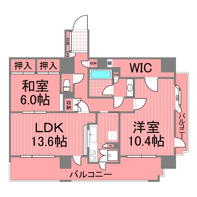 イクス川崎ザタワー  間取り図