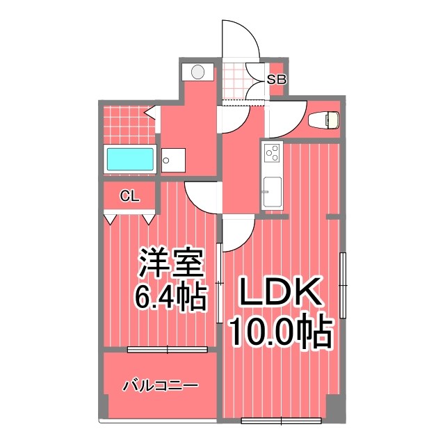 オーデシャトー 間取り図