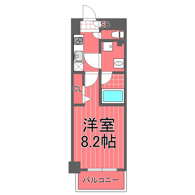 クリスタルケー横浜 間取り図