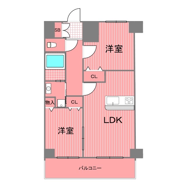 エヌステージ鶴見  間取り図