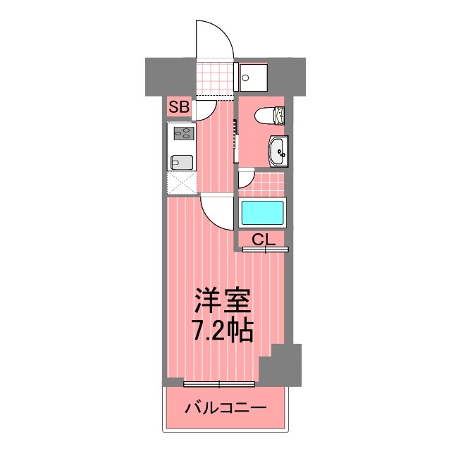 スパシエ東神奈川 間取り図