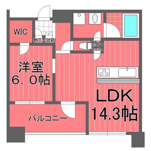 リーデンススクエア桜木町  間取り図