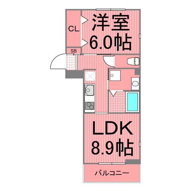 フェリオヒヨシ 間取り図