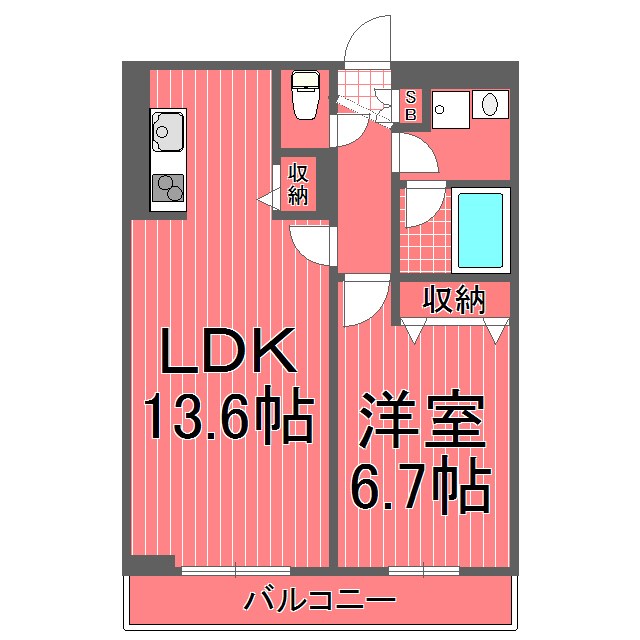 フェルス 間取り図