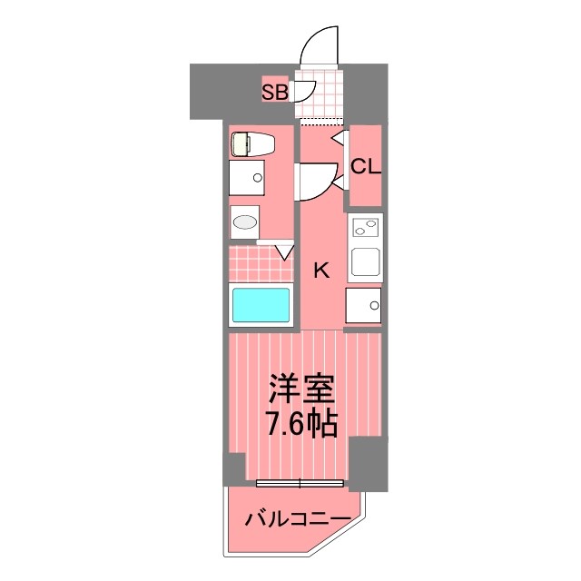 クラリッサ横浜阪東橋 間取り図