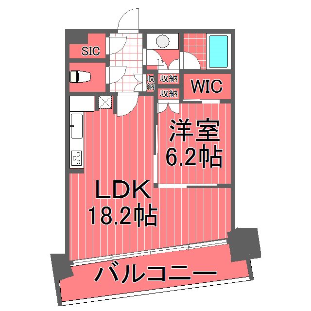 エムエムタワーズフォレシスL棟  間取り図