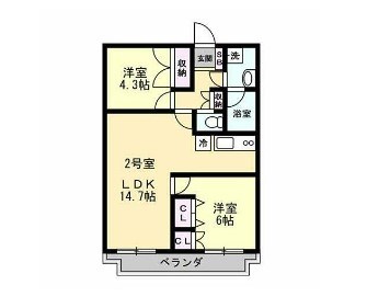 アルバグランデ 間取り図