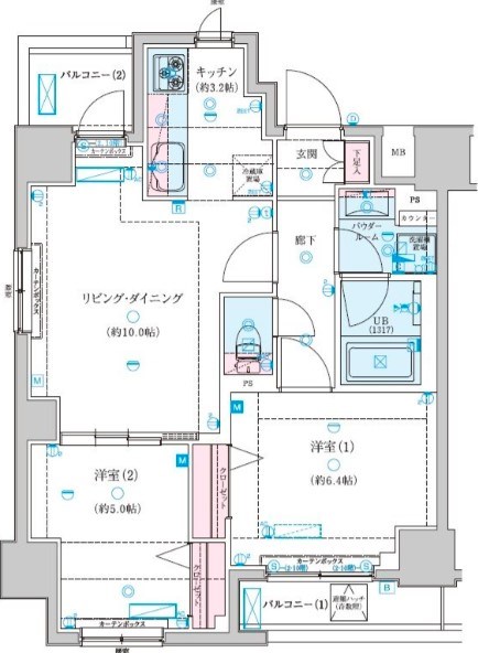 ジェノヴィア新子安 間取り図