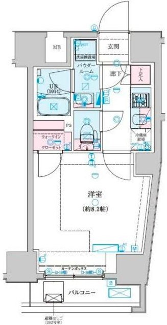 ジェノヴィア新子安 間取り図