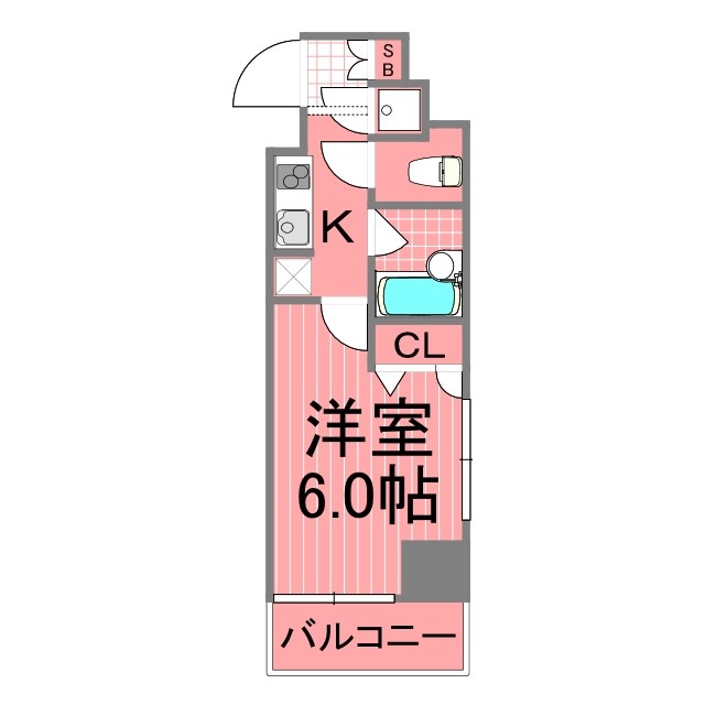 クレイシア新横浜 間取り図