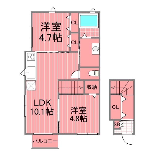 グレイスコート鶴見市場 間取り図