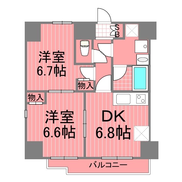 ドールマウスファイン   間取り図