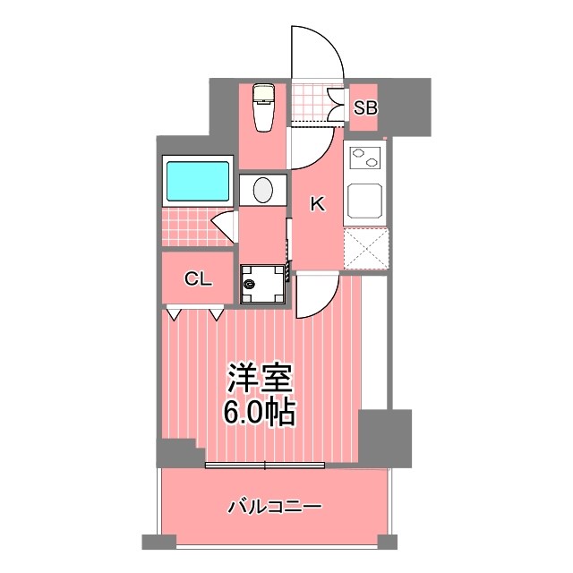 ラグゼナ横浜鶴見 間取り図