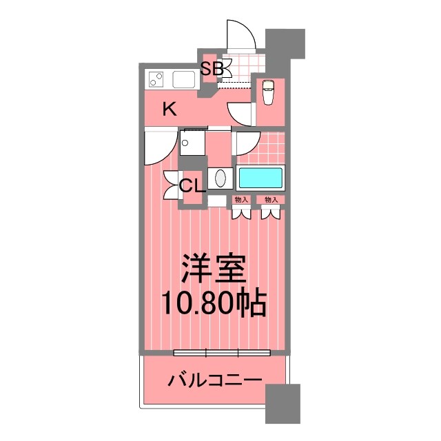 クリオ黄金町弐番館 間取り図