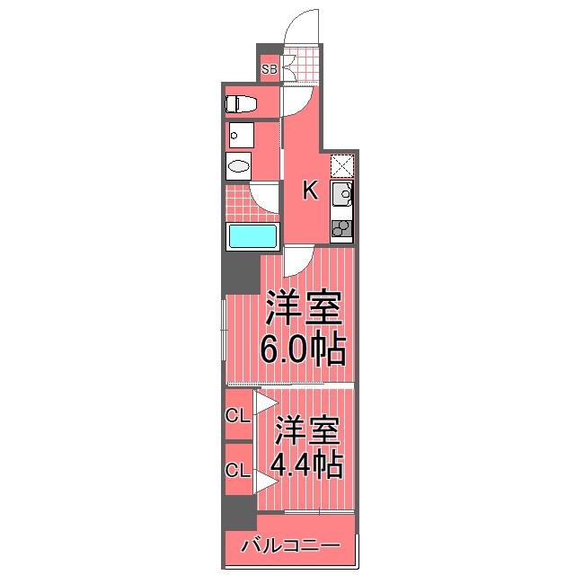 フェニックス横濱初音町 間取り図