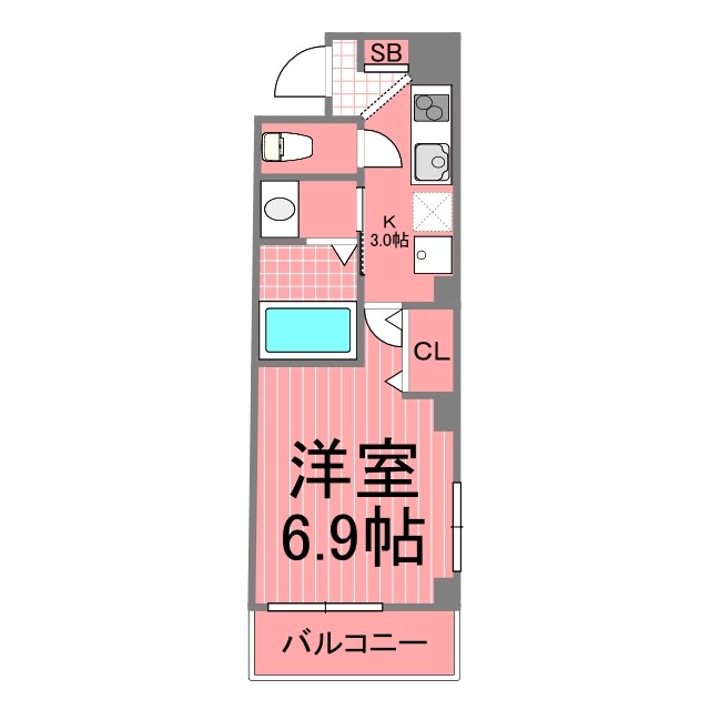 ボヌール川崎 間取り図