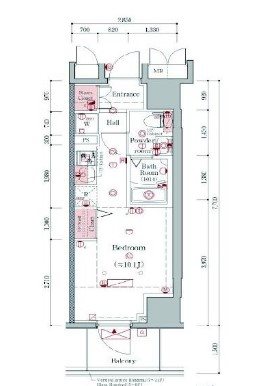 アゼスト横濱大通り公園 間取り図