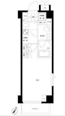 ルーブル横濱南太田弐番館 間取り図