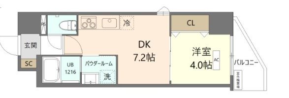 ケークラシオン 間取り図