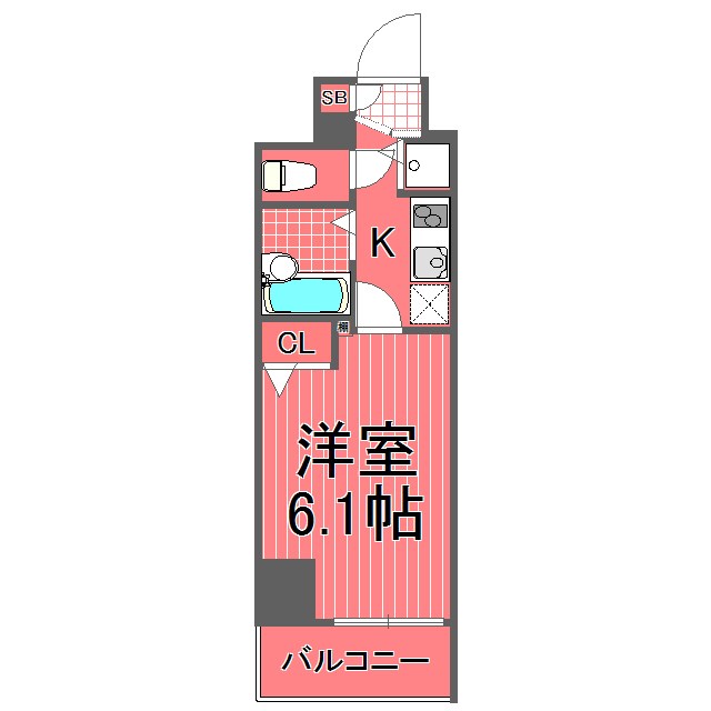 トーシンフェニックス新横濱イクシール 間取り図