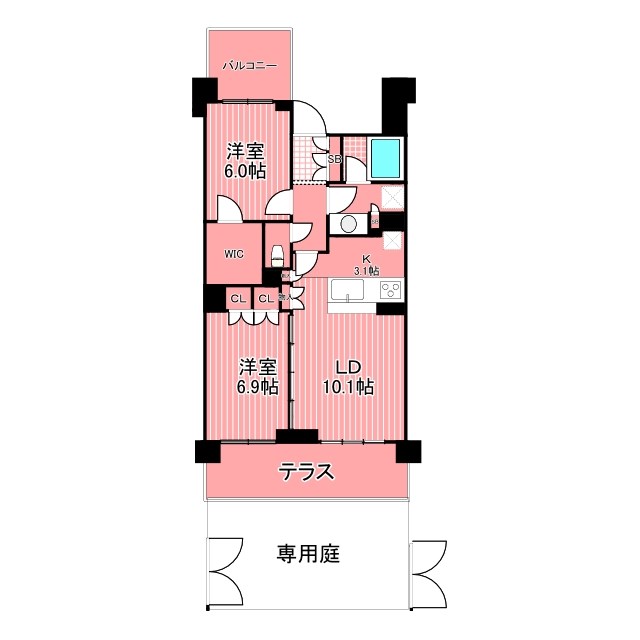 ブローテ大倉山  間取り図