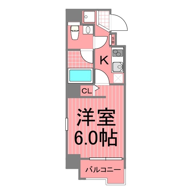 ライジングプレイス桜木町 間取り図