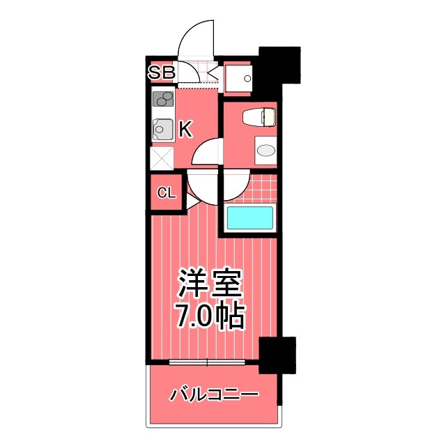 グランドガーラ桜木町駅前 間取り図