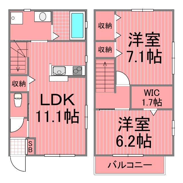 パークサイドテラス 間取り図