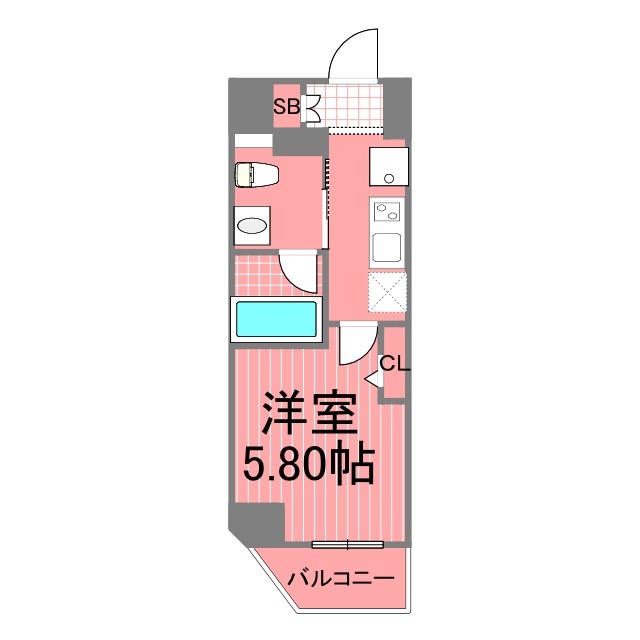 ログ横浜駅東  間取り図