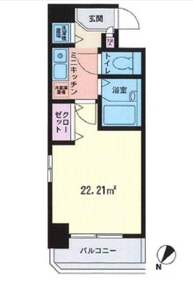 アーク横浜東白楽 間取り図