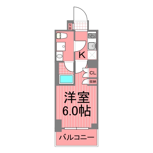 ベルグレード川崎エーゼット 間取り図