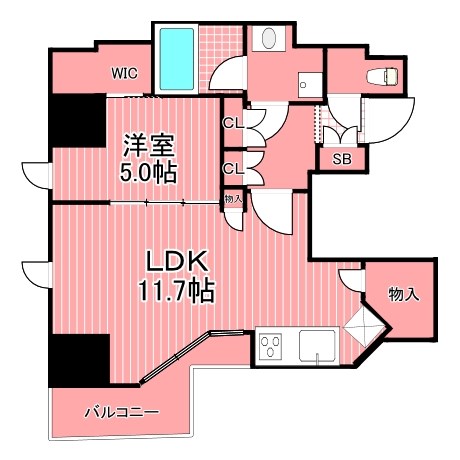 ザパークハビオ横浜関内 間取り図