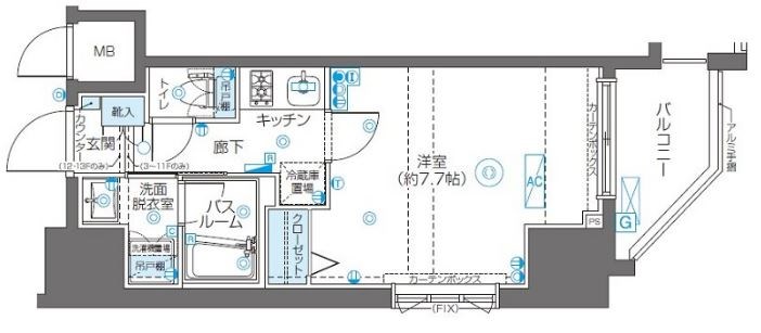 ズーム川崎セカンド 間取り図