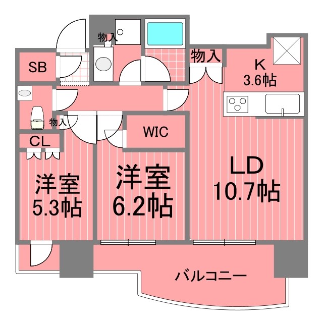 ブルーハーバータワーみなとみらい 間取り図