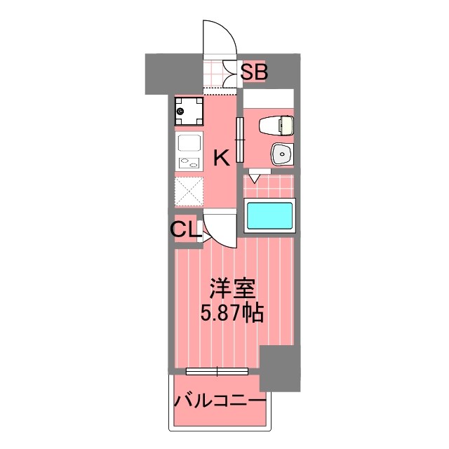 フェルクルールプレスト西横浜 間取り図