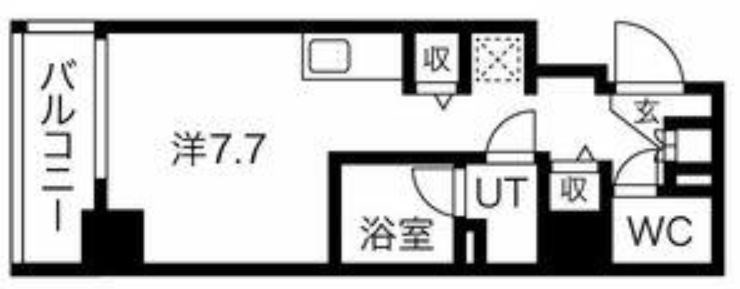 クラリッサ横浜ノワール 間取り図