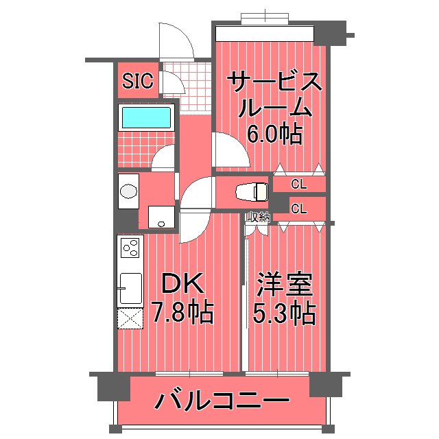 ピエス綱島 間取り図