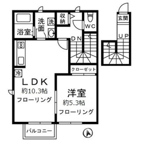 シャルマン港北 間取り図