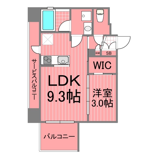 リシャール川崎ザウエスト 間取り図