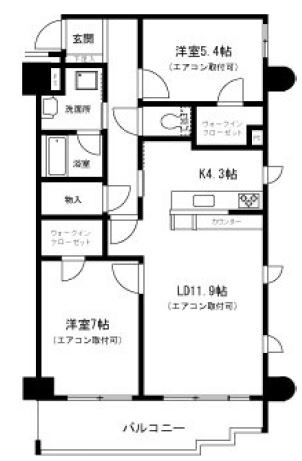 ウェストモンターニュ三ツ沢 間取り図