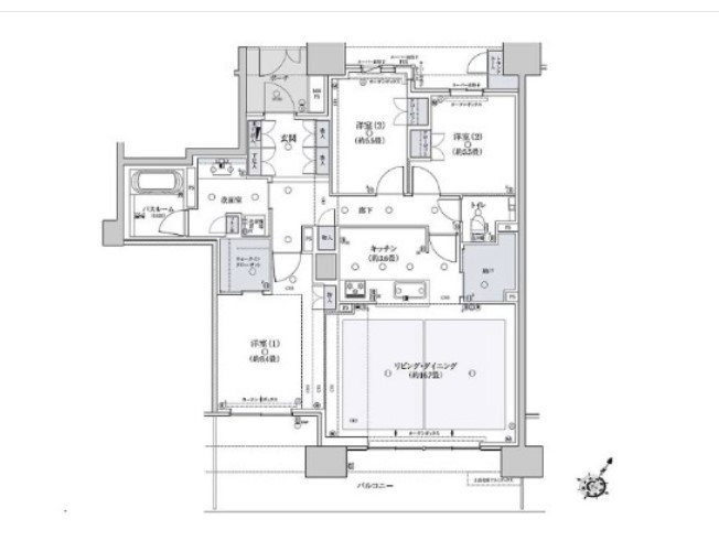 クリオレジダンス横浜新杉田 間取り図