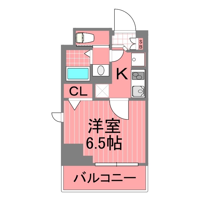 クレイシア西横浜 間取り図