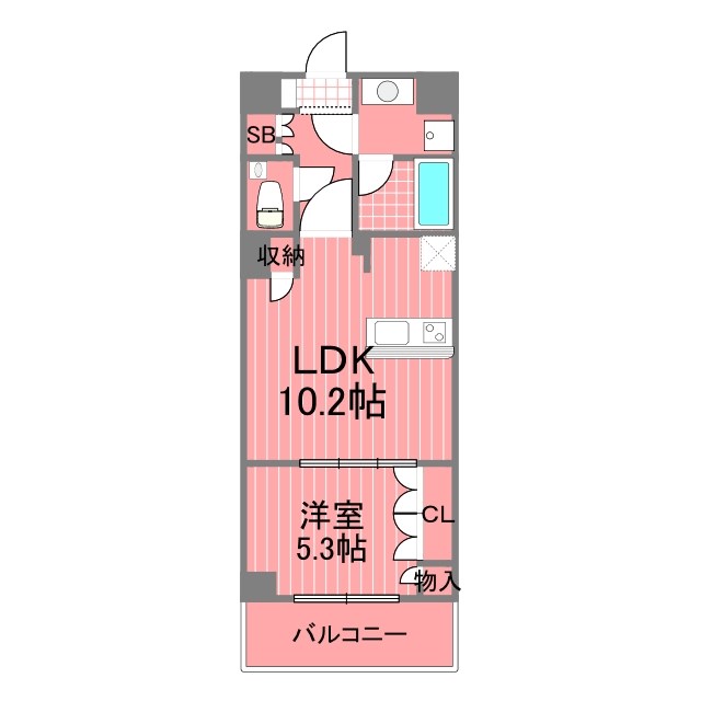 デュオステージ横濱赤門通り 間取り図