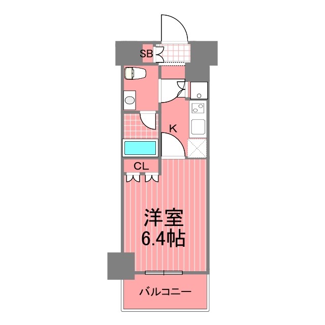 セジョリ横浜鶴見ツー 間取り図