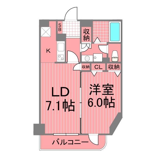 グリフォーネ横浜西口 間取り図