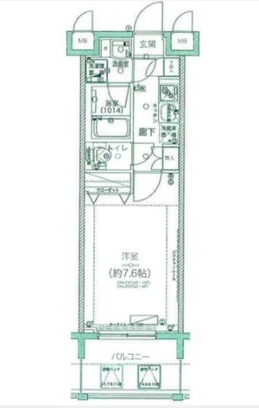 レア横濱関内壱番館 間取り図