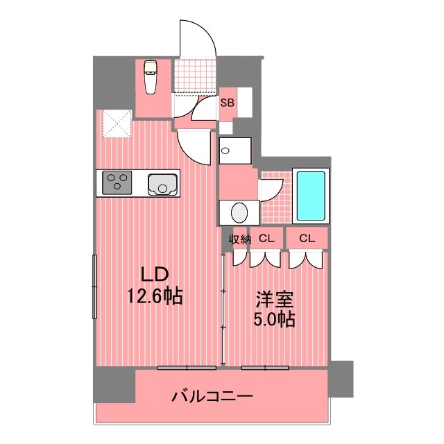 デュオステージ横浜中央 間取り図