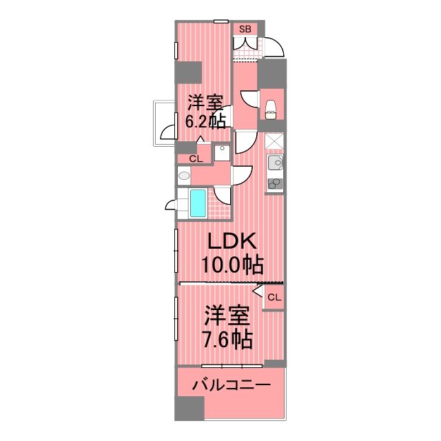 エルエープライル新横浜  間取り図