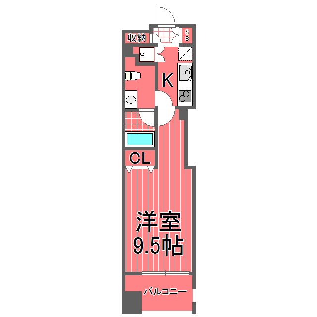 日神デュオステージ横濱マリンスクエア 間取り図