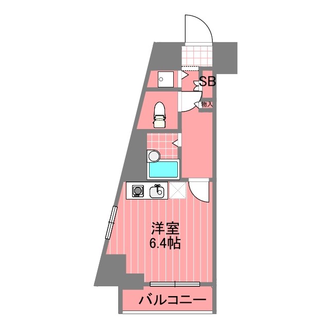 ロアール綱島 間取り図